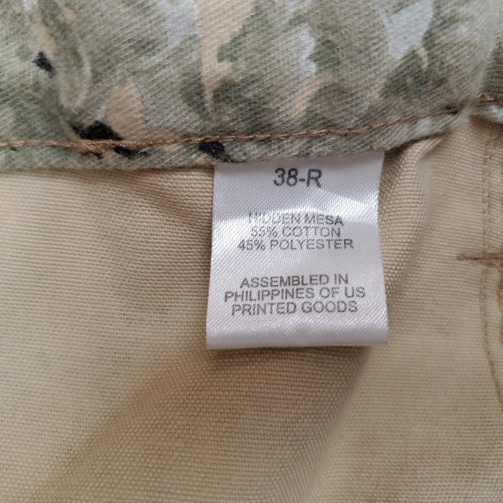 Kings Camo Pants Mens 38x29 Green Brown Desert Shadow Cargo Adjustable Waist VTG - Picture 5 of 9